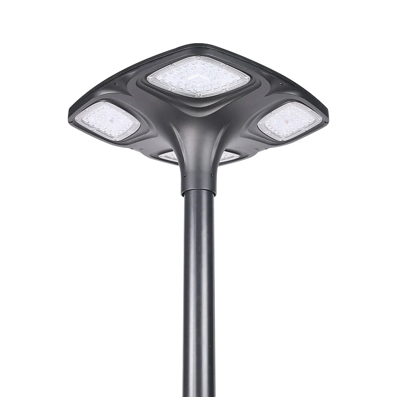 Pole Top Aluminum All In One 40W UFO Garden Solar LED Plaza Light.