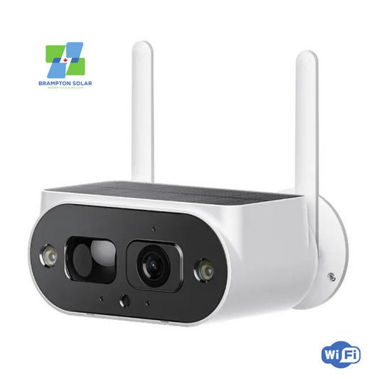 4MP Wifi Solar Camera with 8000mAh Rechargeable Battery.