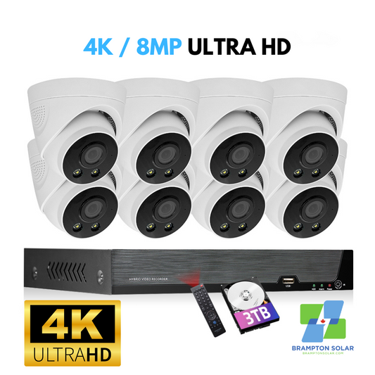 Home Security Camera System. POE 4K.