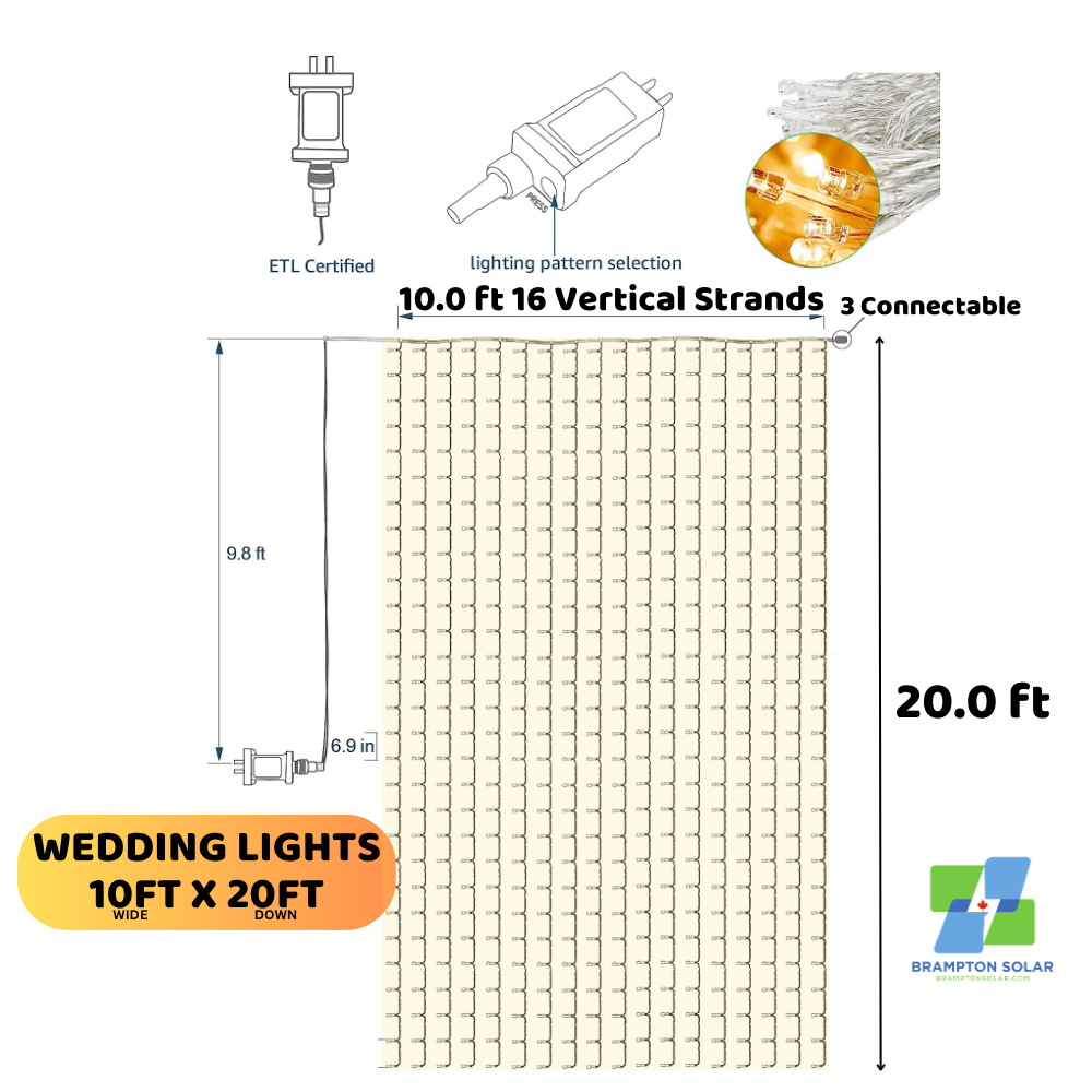 Restaurant - Diwali - Wedding LED Curtain Lights.