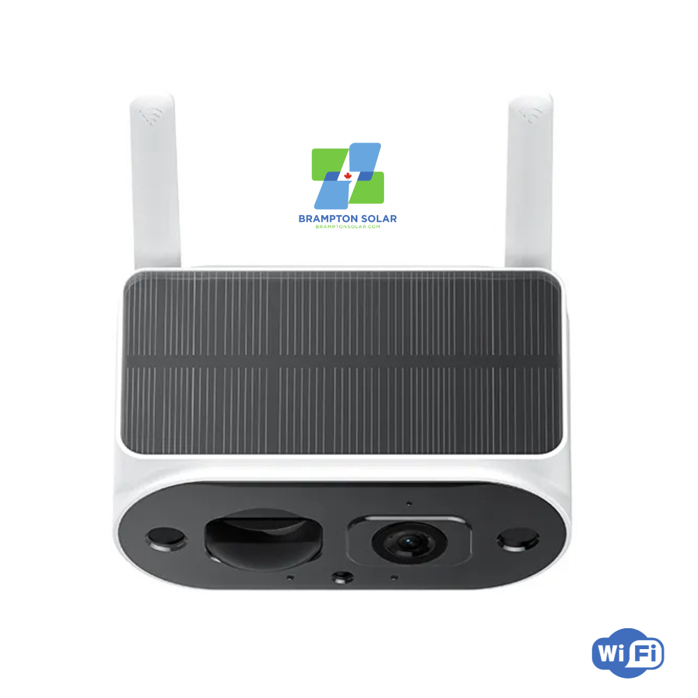 4MP Wifi Solar Camera with 8000mAh Rechargeable Battery.