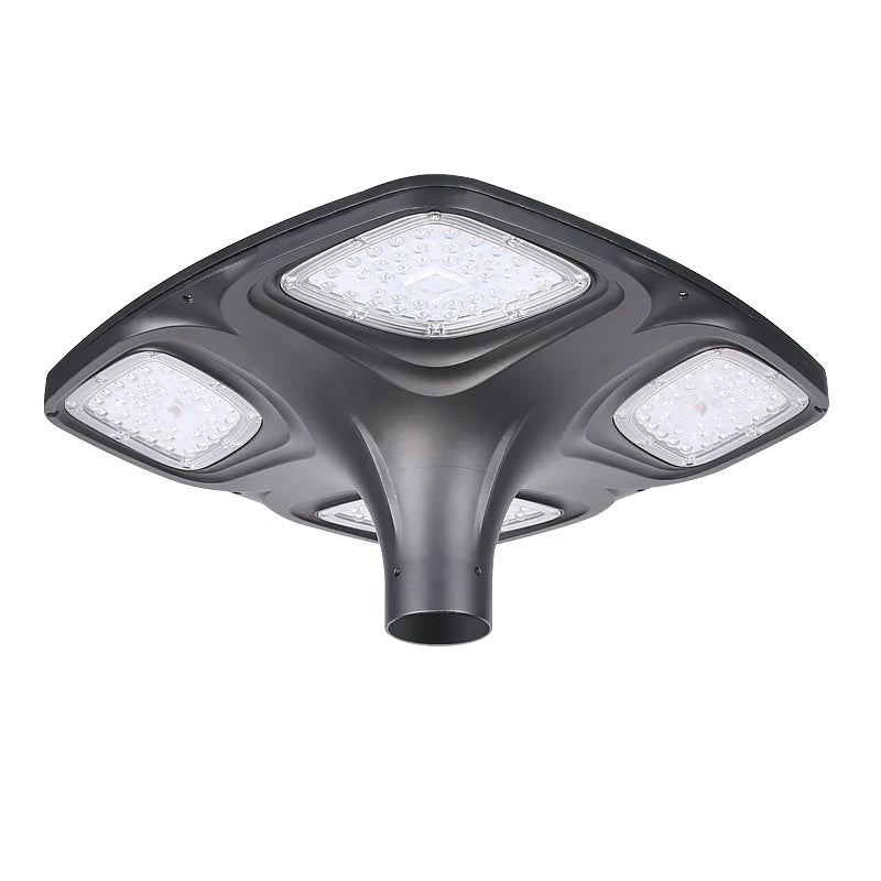 Pole Top Aluminum All In One 40W UFO Garden Solar LED Plaza Light.