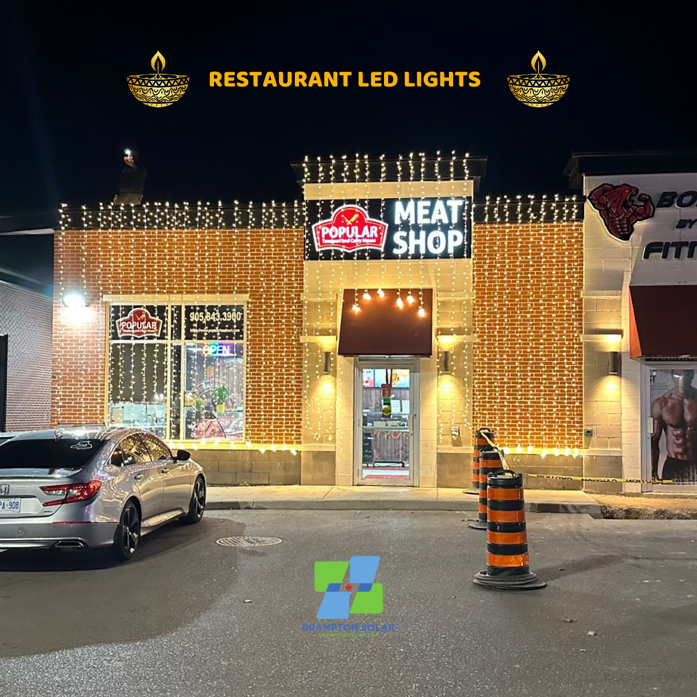 Restaurant - Diwali - Wedding LED Curtain Lights.