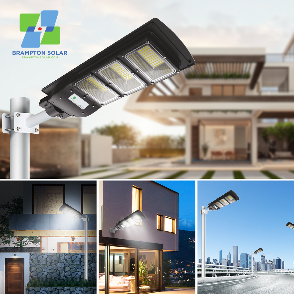 All-In-One 20W-80W LED Solar Street Light. Dusk to Dawn.