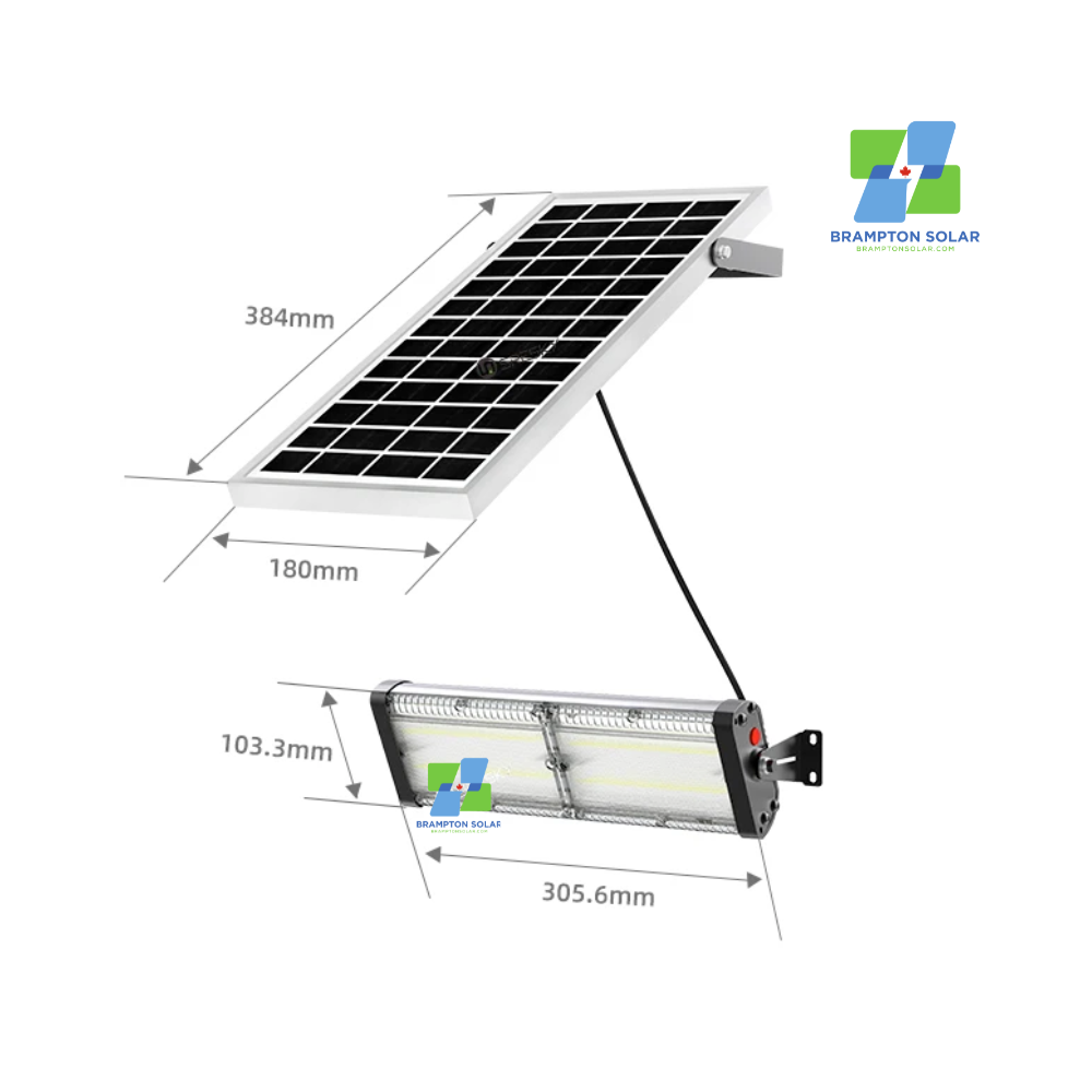 High Power Solar Floodlight 6000 Lumen with Remote Controller.