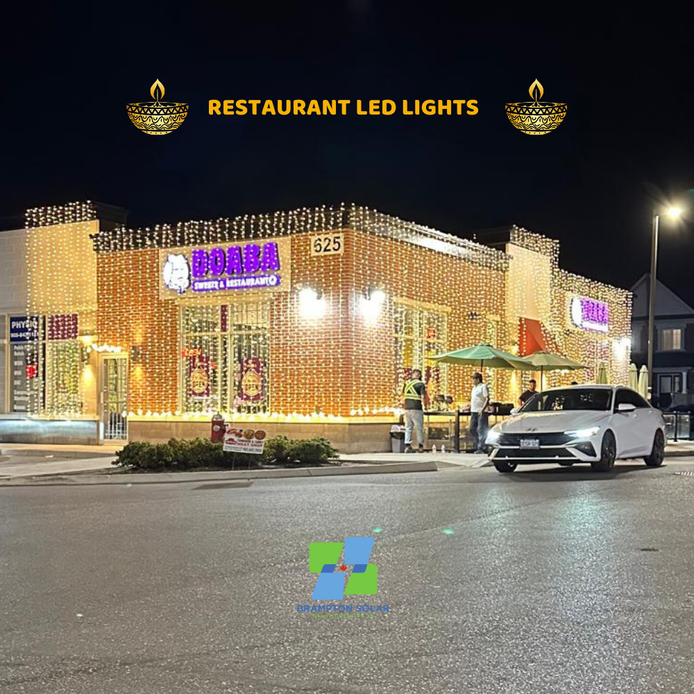 Restaurant - Diwali - Wedding LED Curtain Lights.