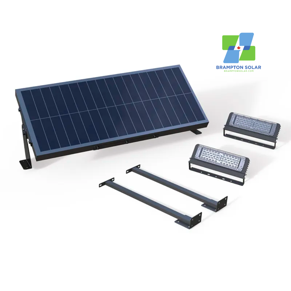 2 LAMP SUPER POWER SEPARATE SOLAR ADVERTISING LIGHT 40w