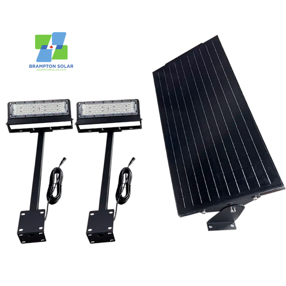 2 LAMP SUPER POWER SEPARATE SOLAR ADVERTISING LIGHT 40w