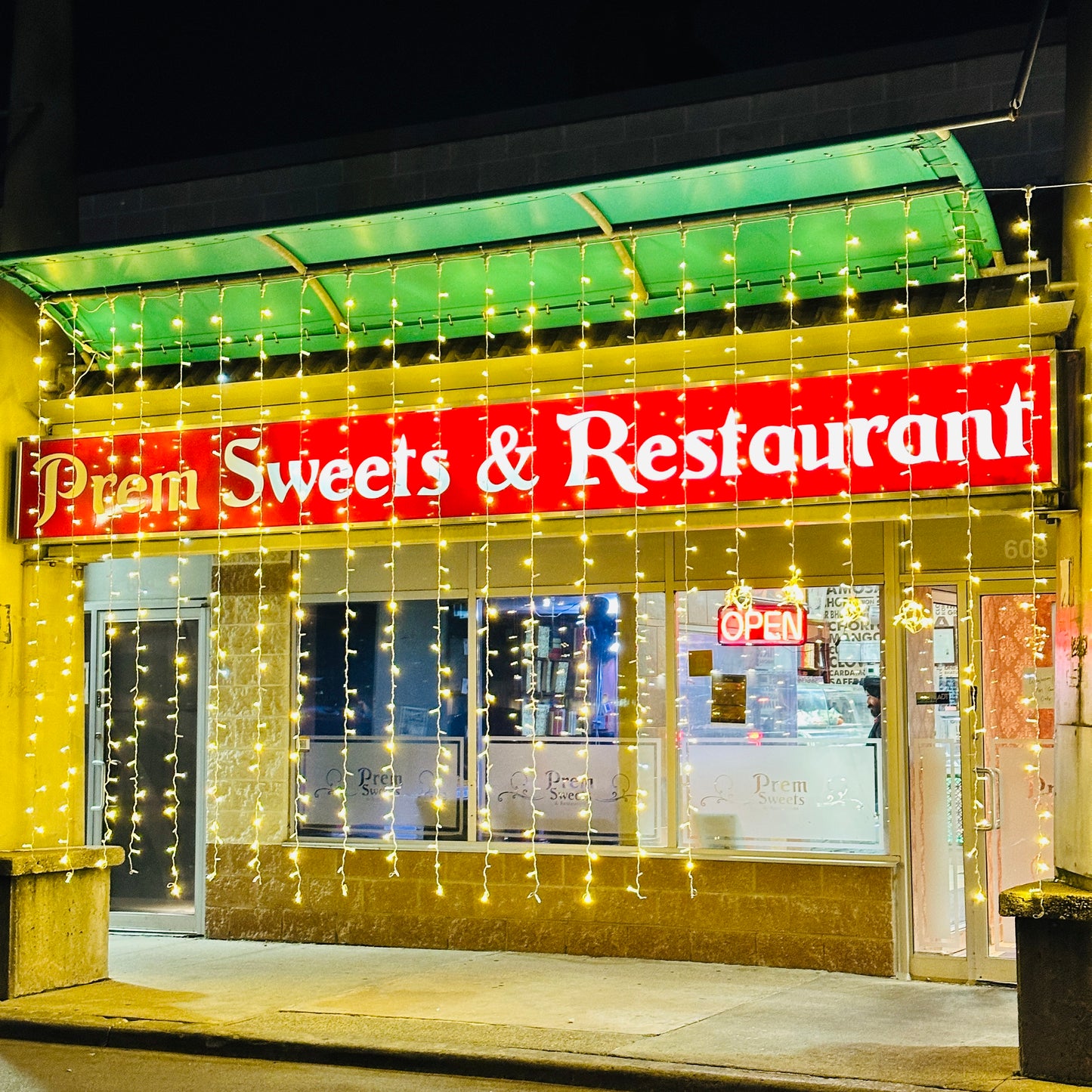 Restaurant - Diwali - Wedding LED Curtain Lights.