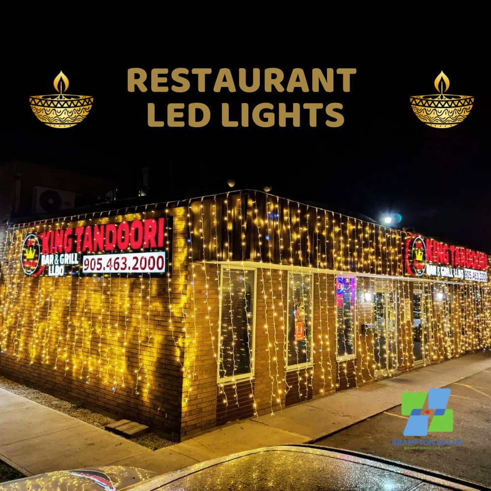 Restaurant - Diwali - Wedding LED Curtain Lights.