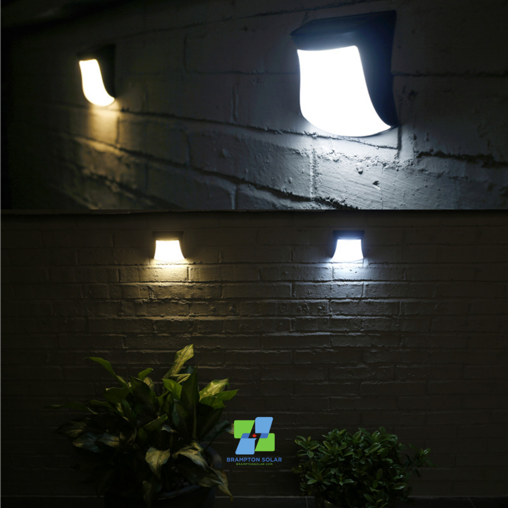 Step Wall Solar Lights. Dusk to Dawn.