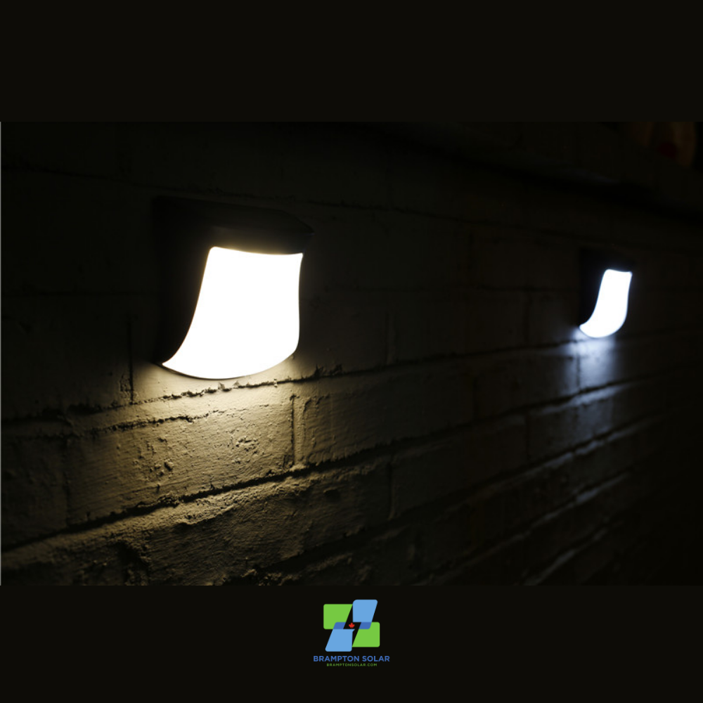 Step Wall Solar Lights. Dusk to Dawn.