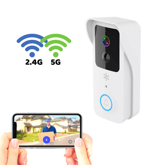 Smart 5Ghz Wireless Video Doorbell Camera.