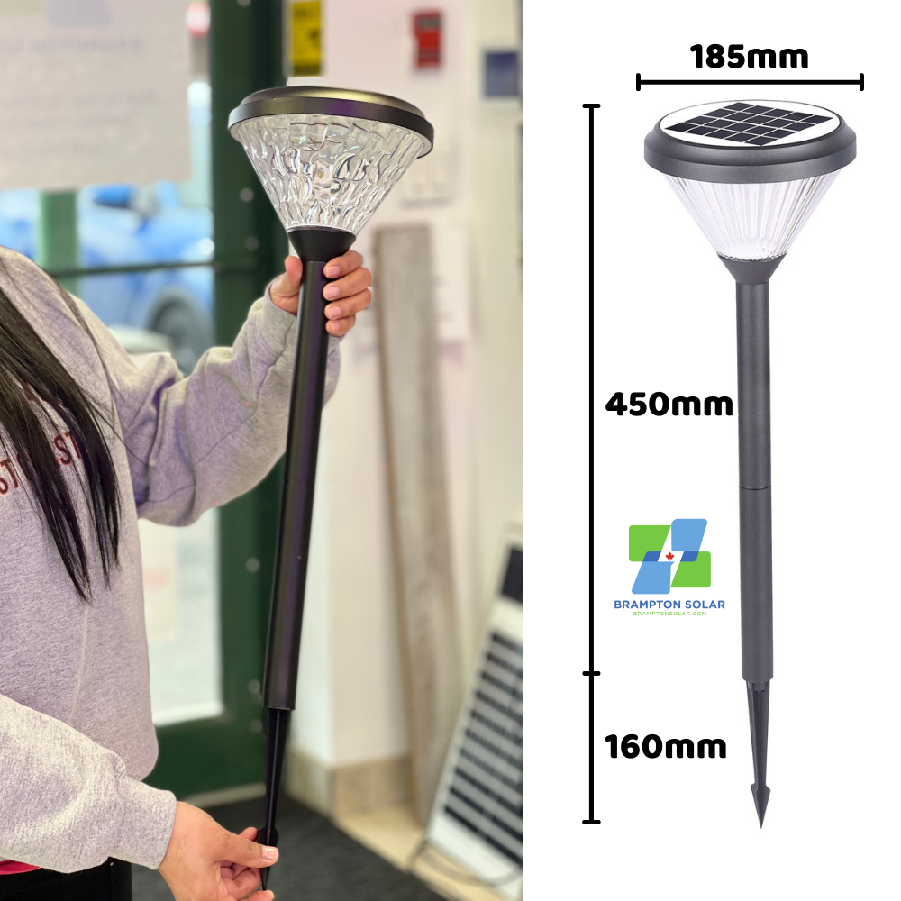 Outdoor Aluminium Pathway Solar Post Lights.