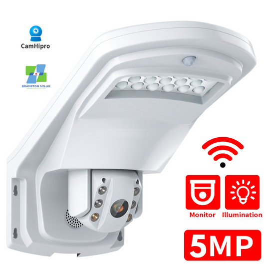 Wifi 5MP PTZ Security Floodlight Camera.