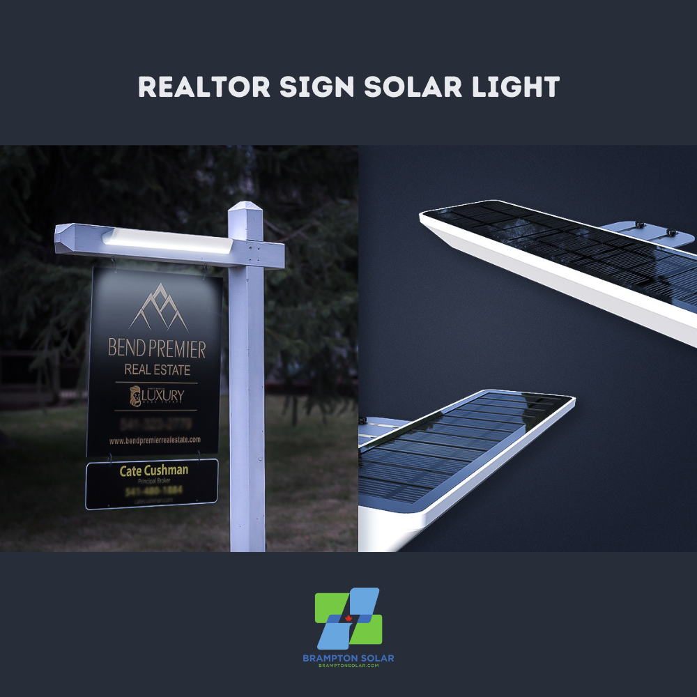 Advertising Realtor Sign Solar Light. Pack of Two.