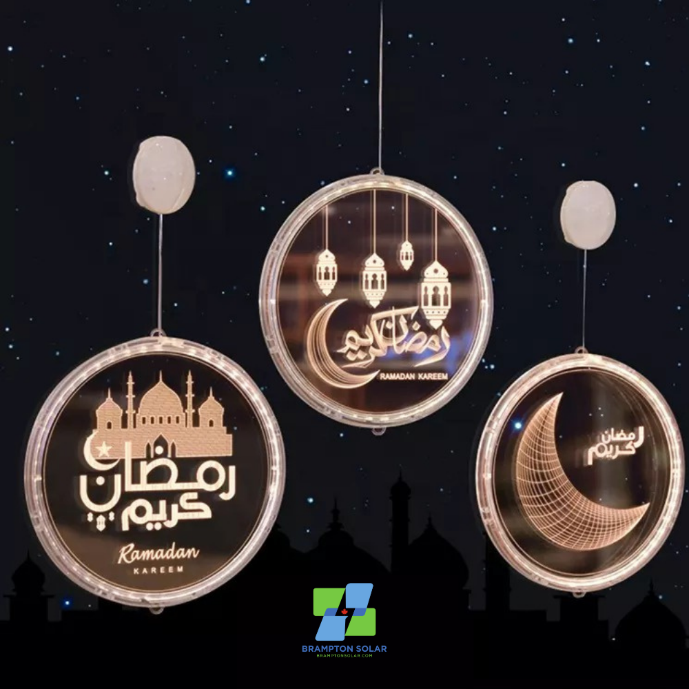 Ramadan Kareem 3D Wall Window LED Light.