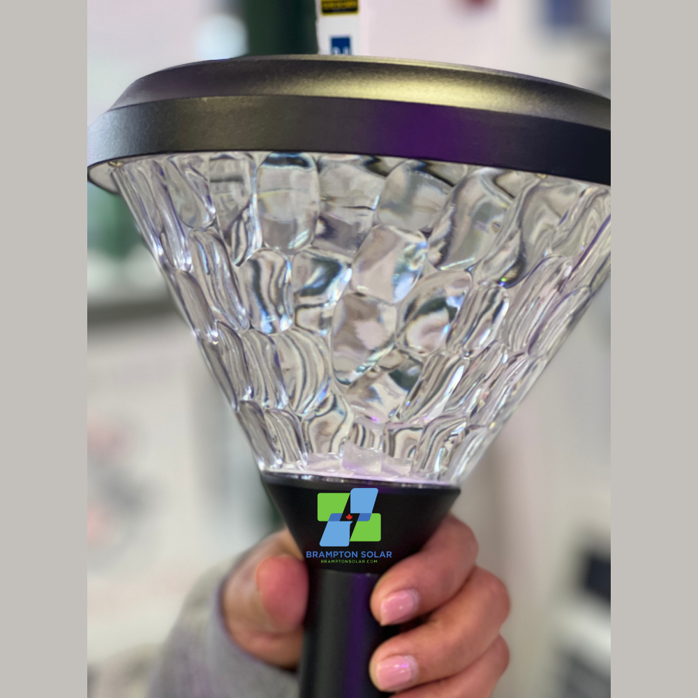 Outdoor Aluminium Pathway Solar Post Lights.