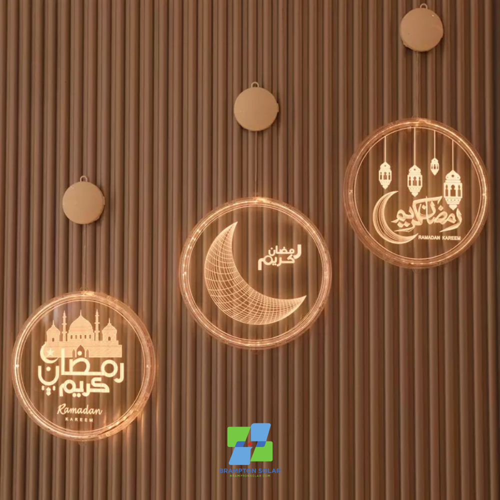 Ramadan Kareem 3D Wall Window LED Light.