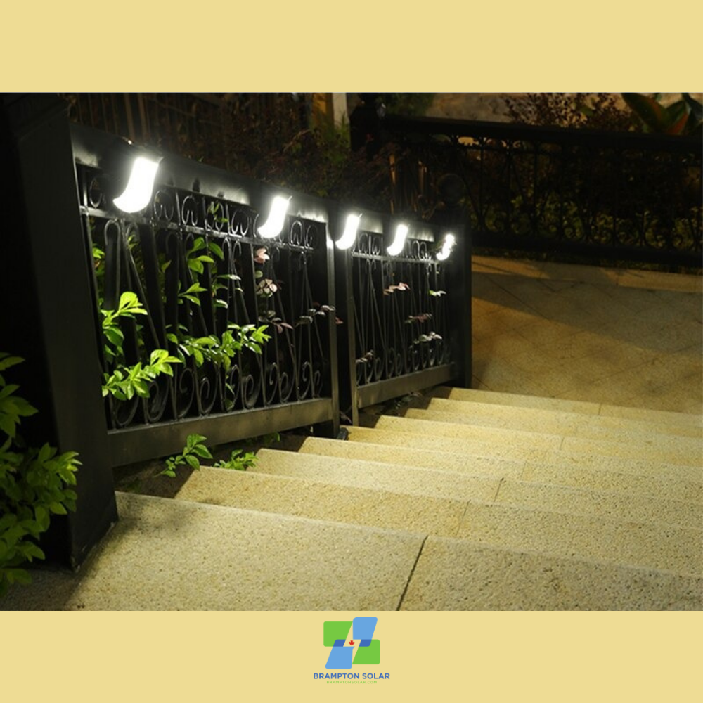 Step Wall Solar Lights. Dusk to Dawn.