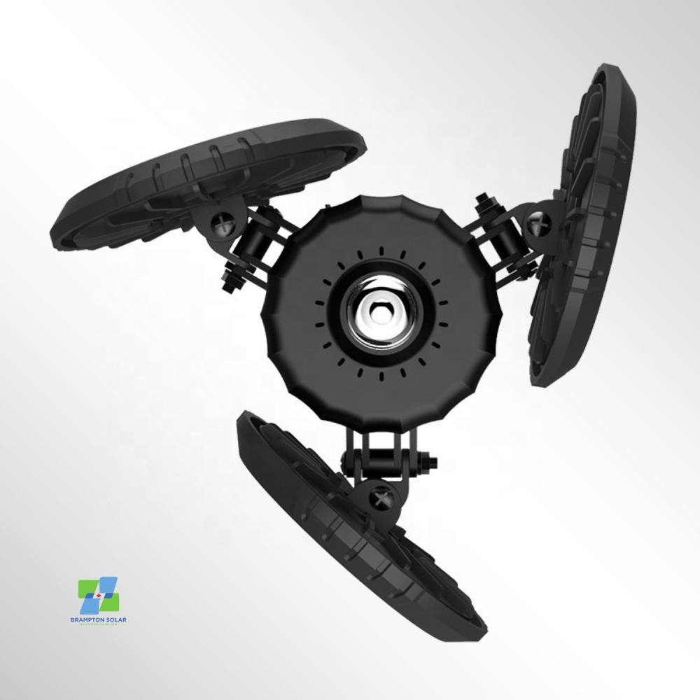 100W Garage Light with 3 Ultra-Bright Round Panels. 10000 Lumens.
