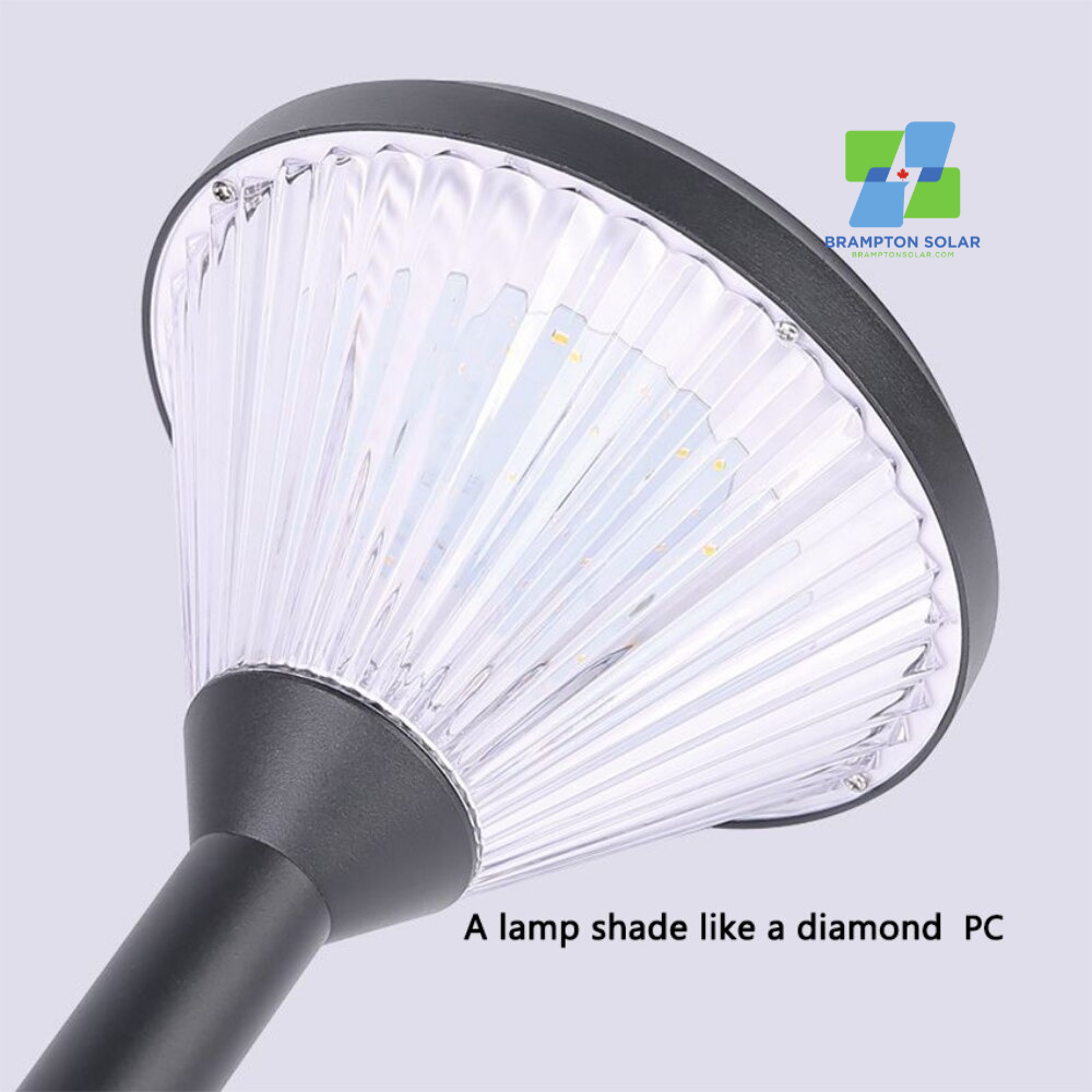 Outdoor Aluminium Pathway Solar Post Lights.