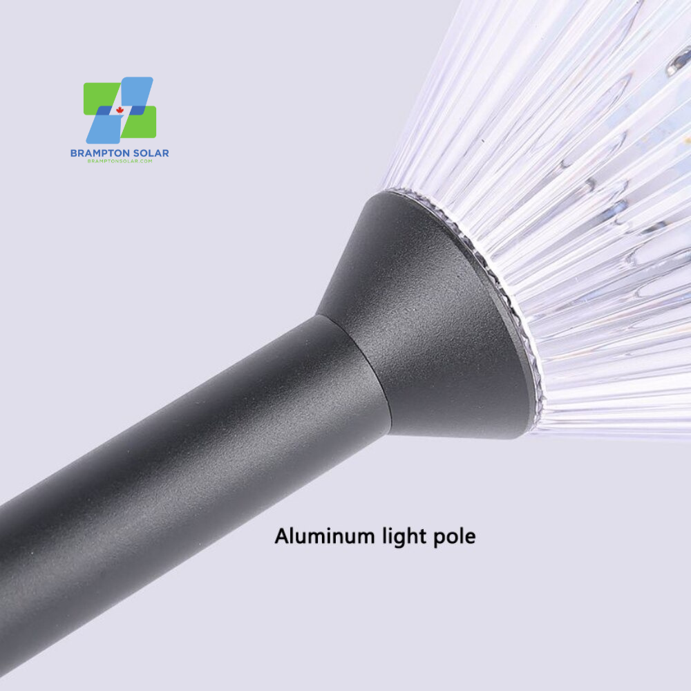 Outdoor Aluminium Pathway Solar Post Lights.