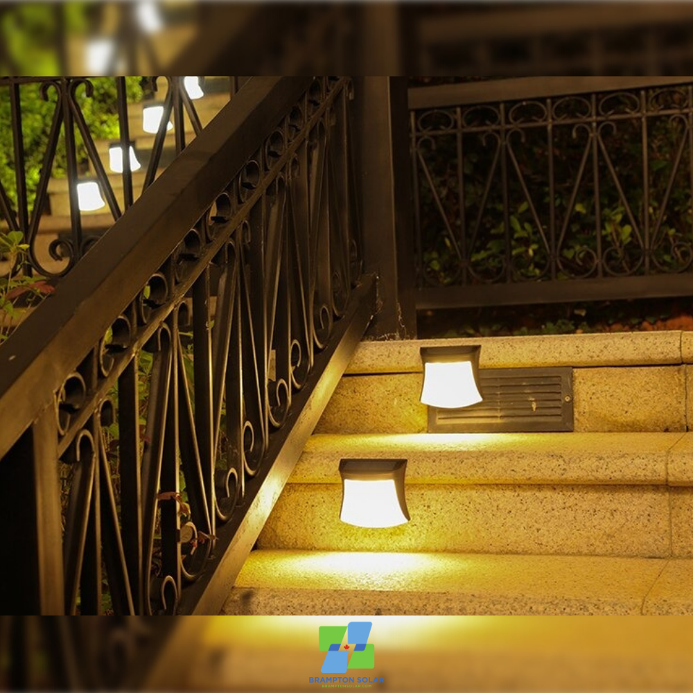 Step Wall Solar Lights. Dusk to Dawn.