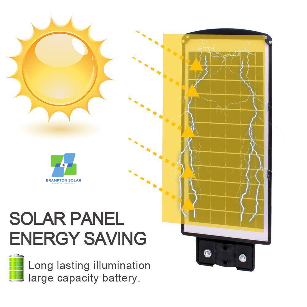 All-In-One 20W-80W LED Solar Street Light. Dusk to Dawn.