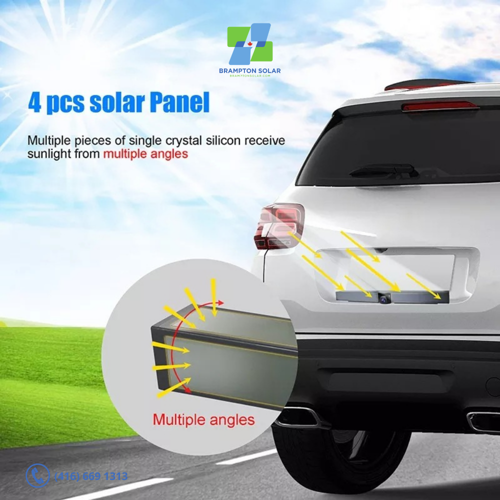 Solar WiFi Wireless Rear view Backup Camera and Monitor.