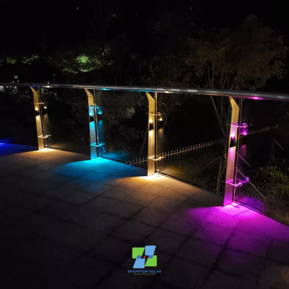 RGB Solar UP DOWN Wall Sconce LED Lights.