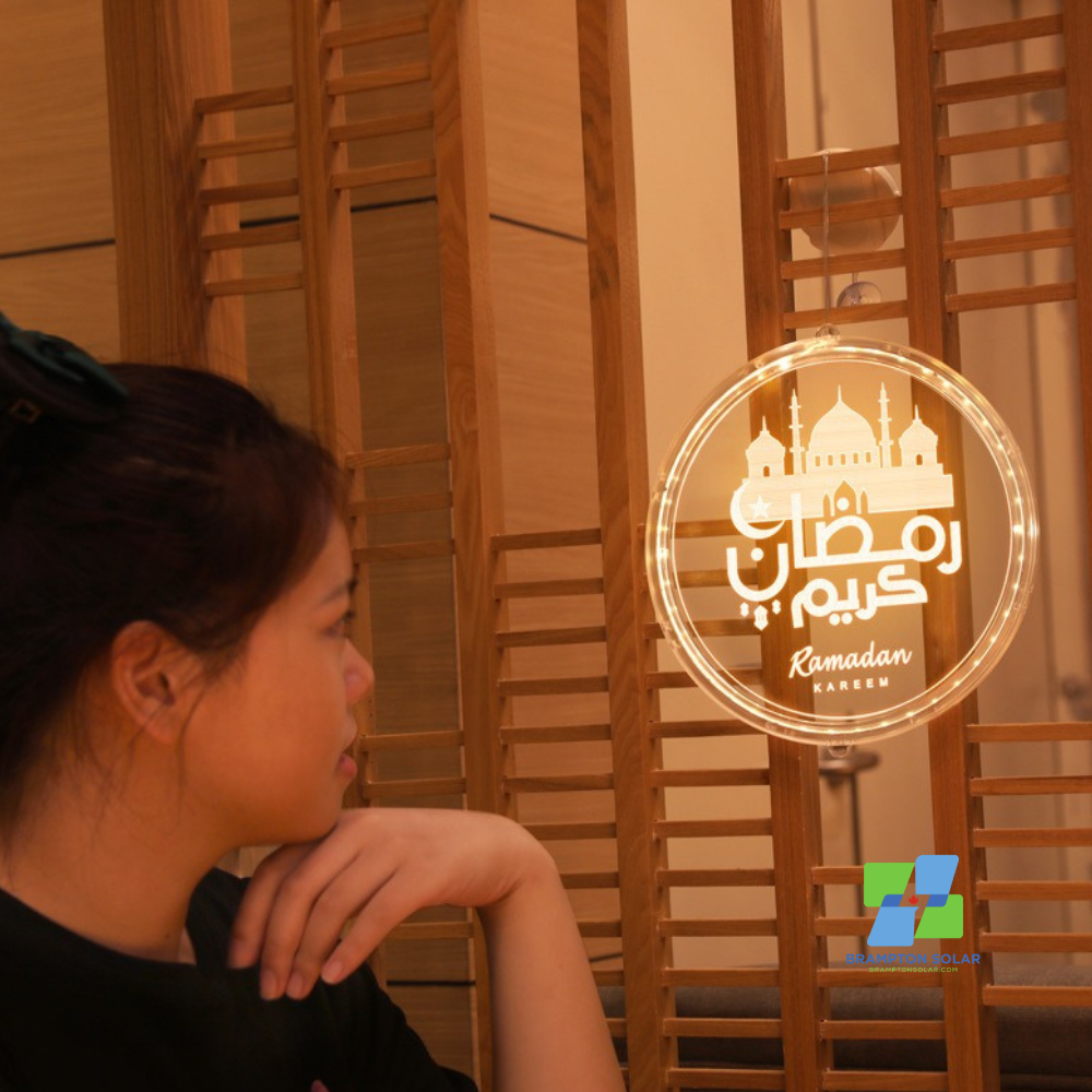 Ramadan Kareem 3D Wall Window LED Light.
