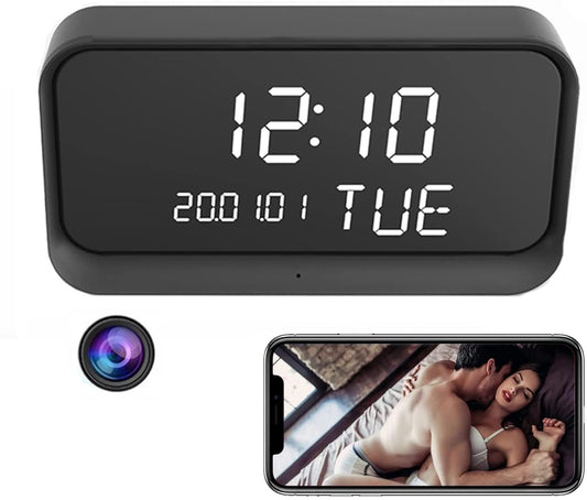1080P HD Wireless Spy Camera Nanny Cam with Night Vision, Motion Detection