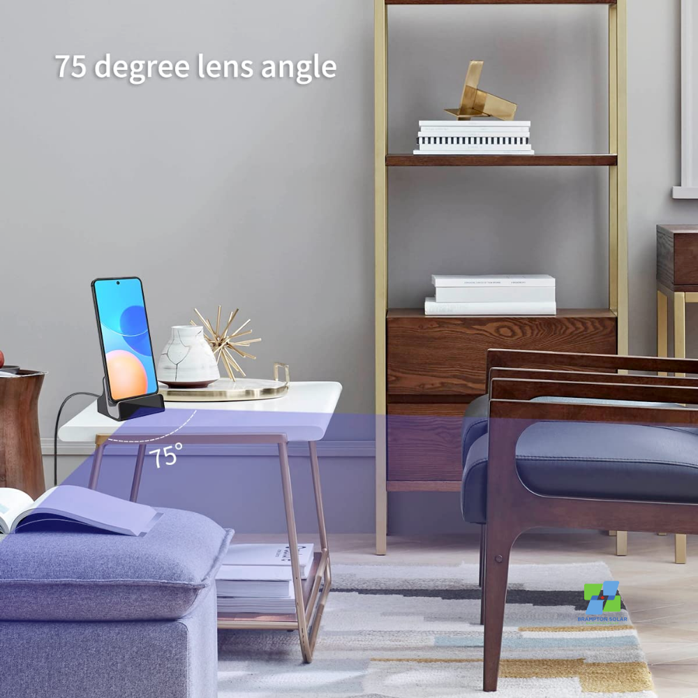 Small Nanny Cam USB Charger for iPhone Invisible Camera Lens.