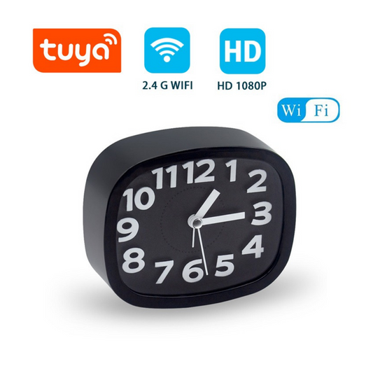 Wireless HD WIFI Camera Bluetooth Speaker Hidden Camera Clock.