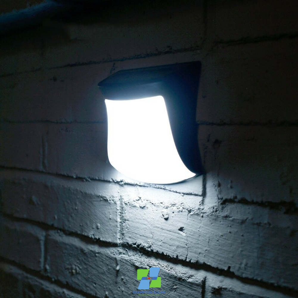 Step Wall Solar Lights. Dusk to Dawn.