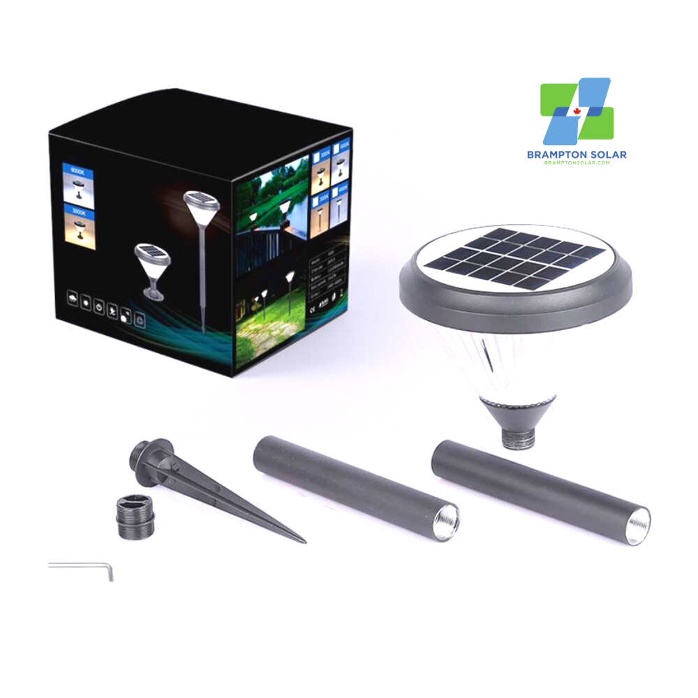 Outdoor Aluminium Pathway Solar Post Lights.