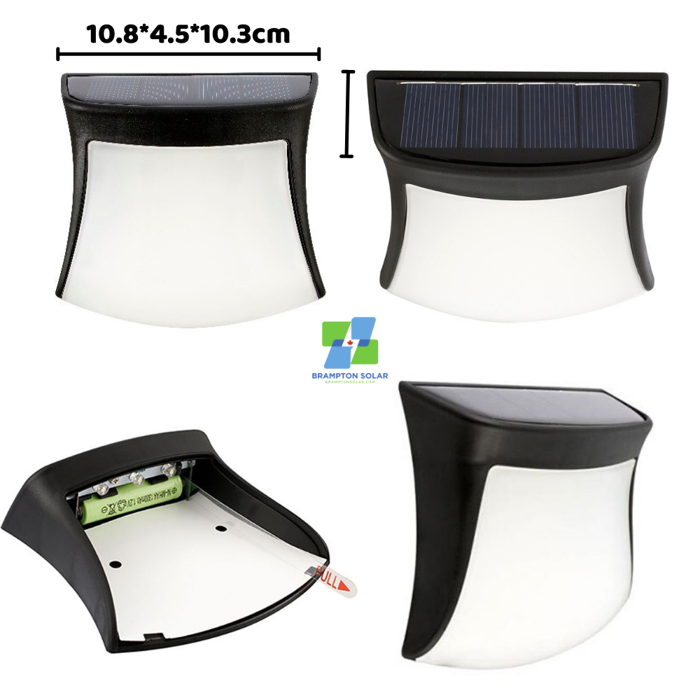 Step Wall Solar Lights. Dusk to Dawn.