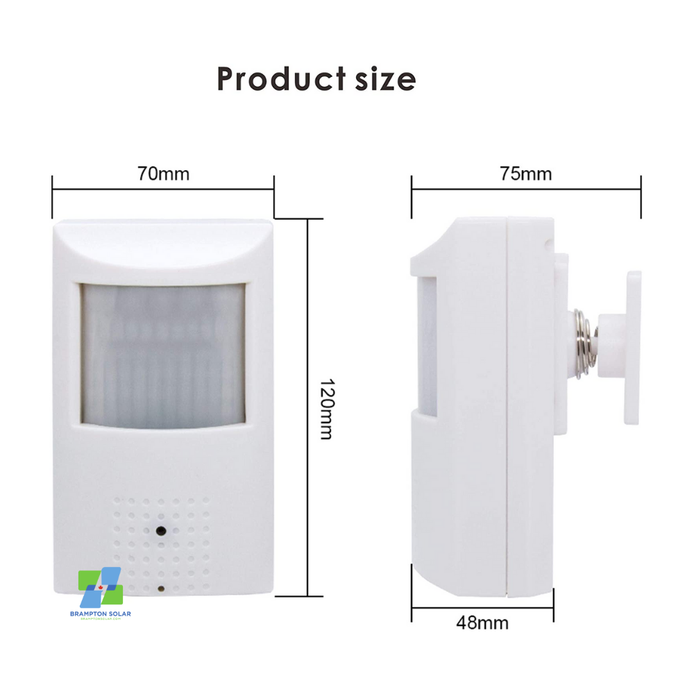 5MP Wireless Covert Spy Hidden PIR Camera.