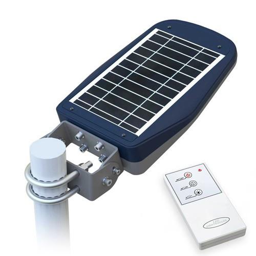 2000 Lumens Solar Parking Lot Area Light. (Pole or Wall Mount)