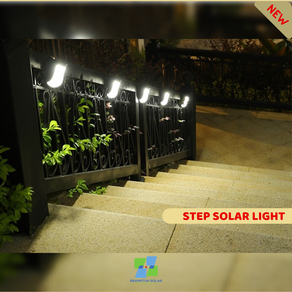 Step Wall Solar Lights. Dusk to Dawn.