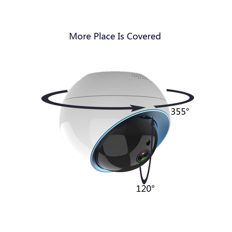2MP Cloud IP Auto Tracking Wifi Indoor 1080P Security Surveillance Camera.