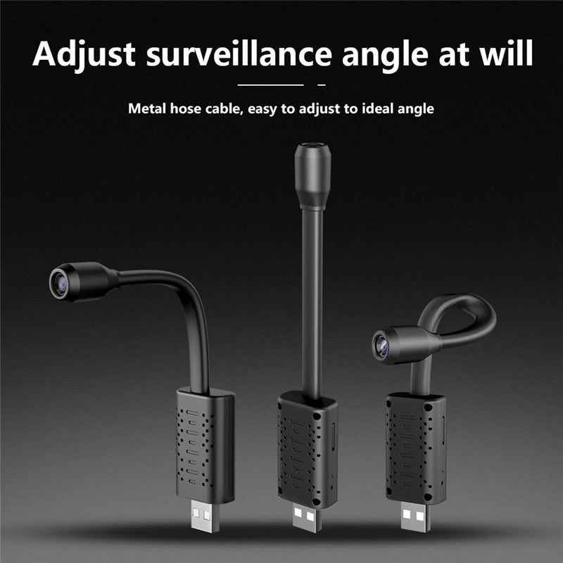 Spy Smart Mini Wifi USB Camera Real-time Remote Surveillance Camera.