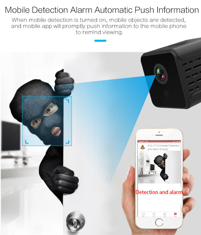 Wireless HD 1080P Wi-Fi Battery Camera with Motion Detection.