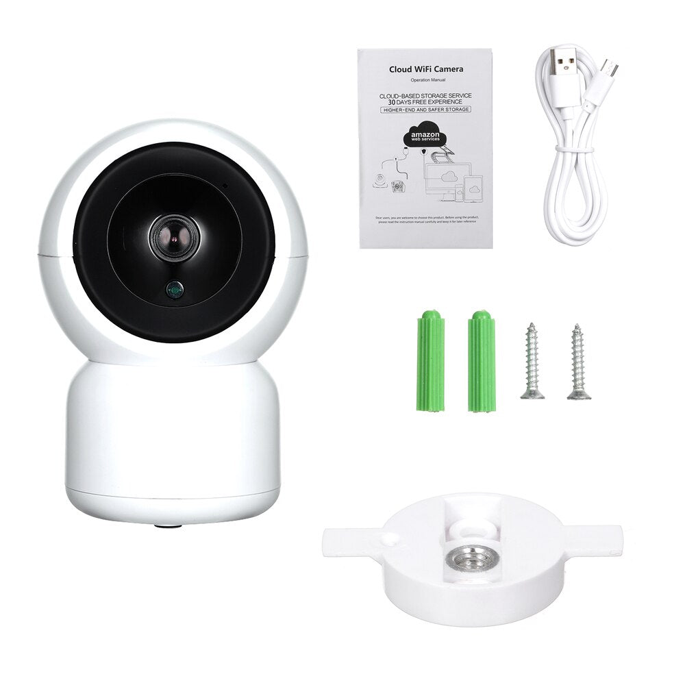 Smart IP Camera Two Way Audio 360° Panoramic WiFi Camera Baby Monitor.