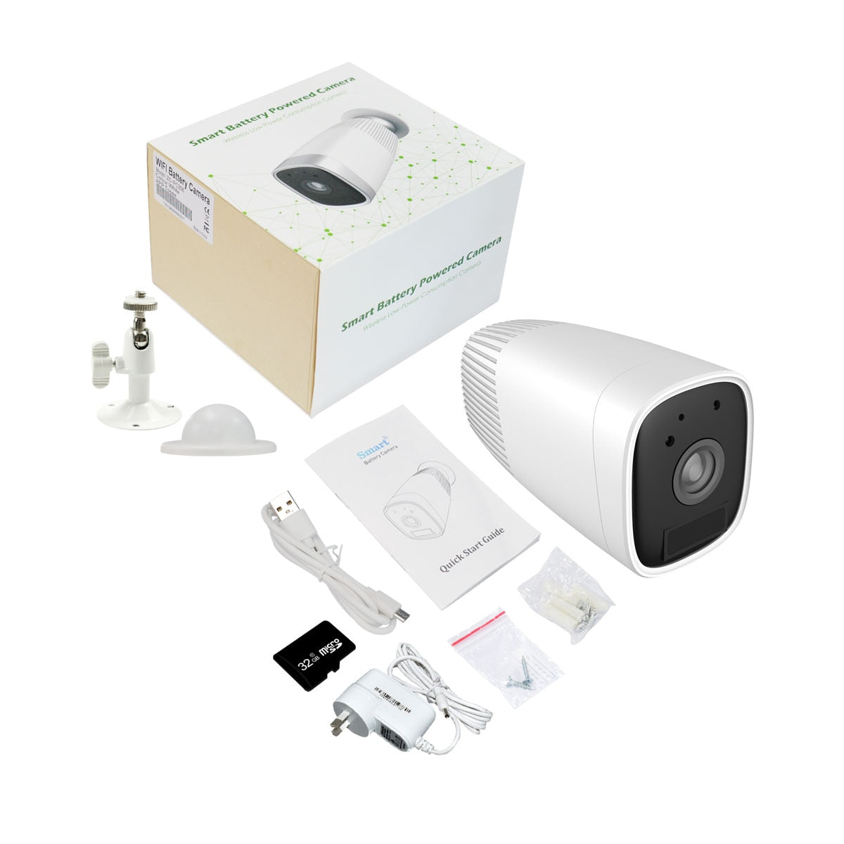 Wireless Security PIR Motion Detection Bullet Surveillance CCTV