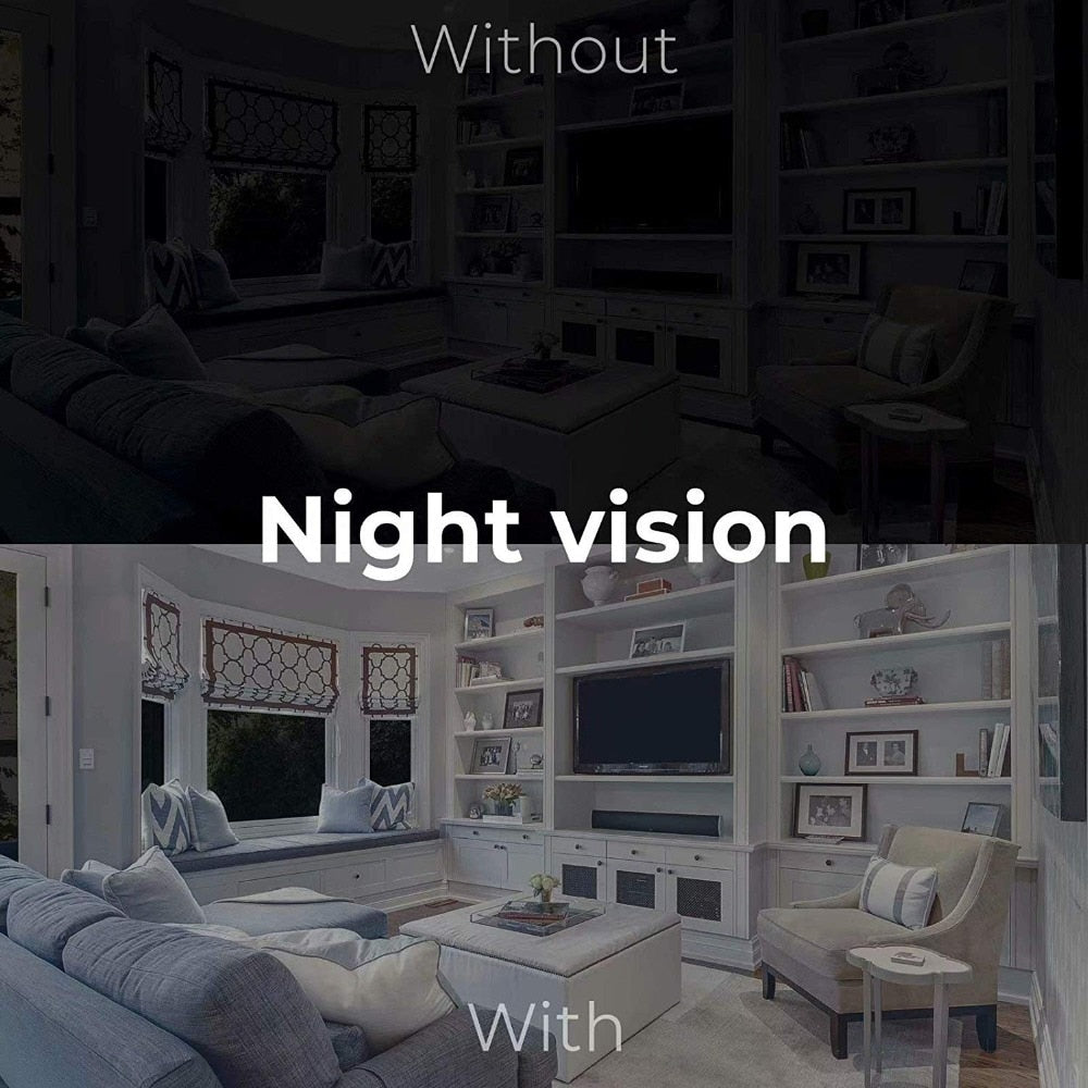 Wireless Charger Security Camera Full HD 1080P Invisible Camera Lens.