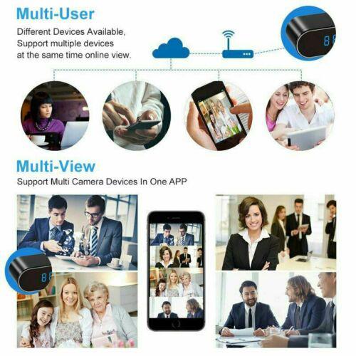 WIFI Clock Camera HD Home Security Monitor.