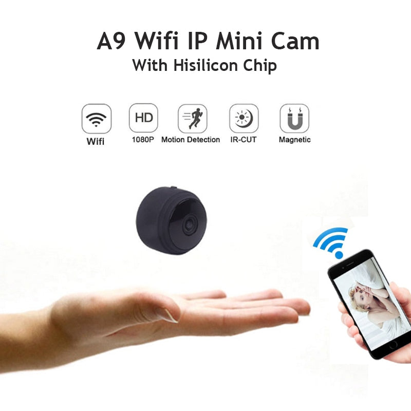 A9 Mini Camera Full HD 1080P IR Night Vision DVR Wireless P2P Wifi Micro Camera.