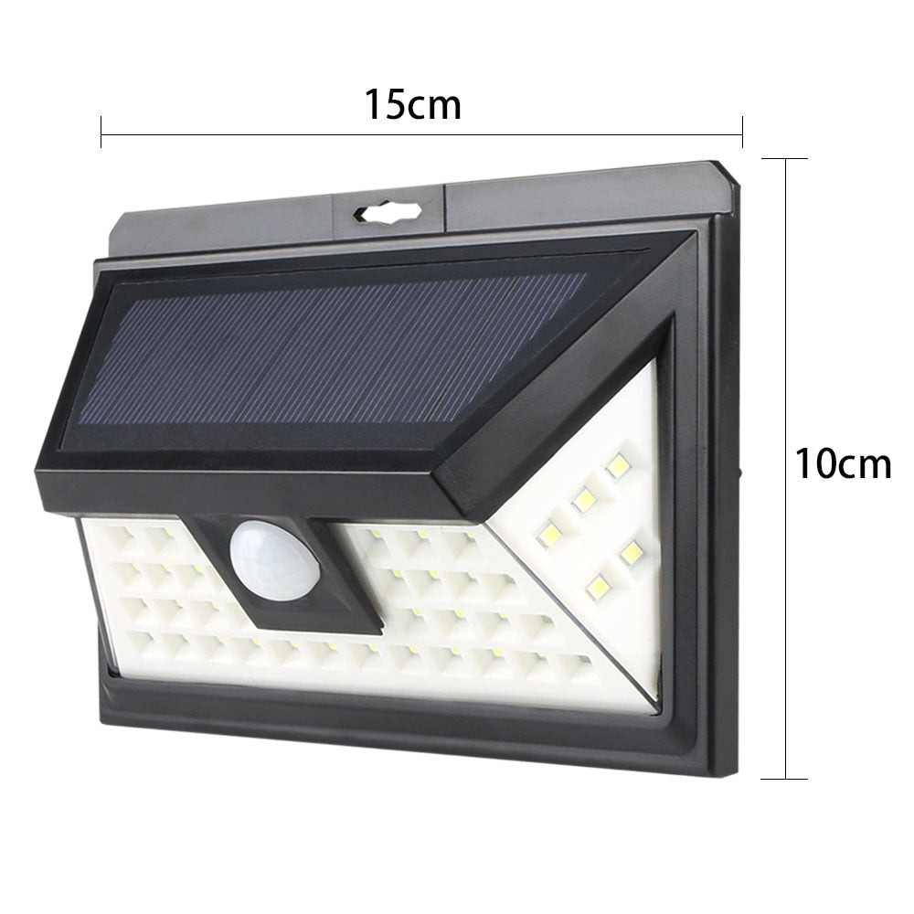 44 LED Super Bright Wide Angle Solar Powered Motion Sensor Light.